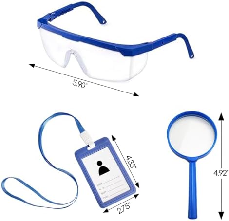 White Doctor Lab Coat for Kids with Stethoscope Costume