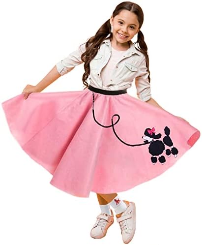 1950s Poodle Skirt Costume for Girls 50s Day More