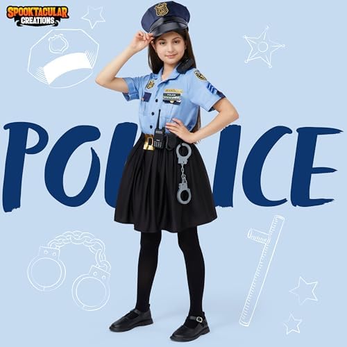 Halloween Girls Police Officer Costume