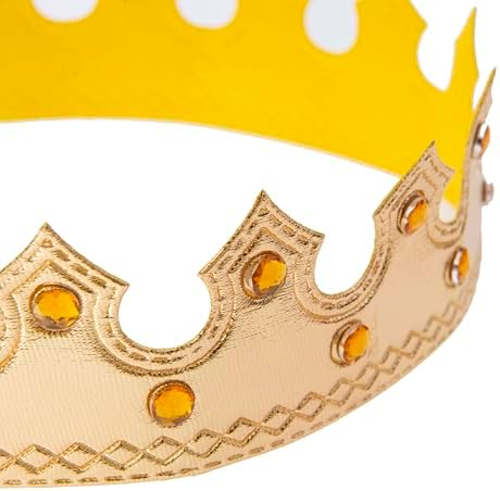 Regal Gold Crown Royal Party Accessories for Kids