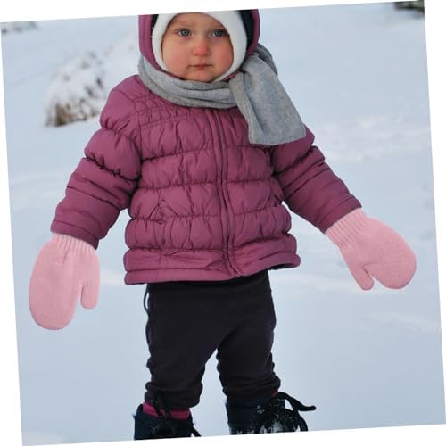 Thick Knitted Gloves Winter Kids Gloves