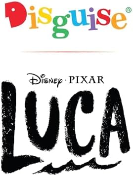 Disney LUCA Costume for Kids Deluxe Jumpsuit Mask