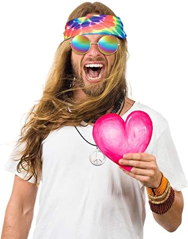 Stylish Hippie Costume Set for Boys Perfect for 60s 70s Party