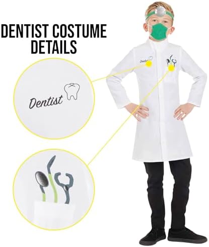 Fun Shack Kids Dentist Costume for Boys and Girls