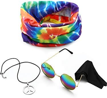 Stylish Hippie Costume Set for Boys Perfect for 60s 70s Party