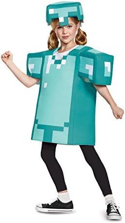 Disguise Armor Classic Minecraft Costume Blue Small 4-6