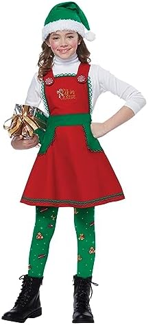 California Costumes Girls Elf in Charge Costume Set