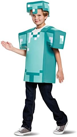 Disguise Armor Classic Minecraft Costume Blue Small 4-6