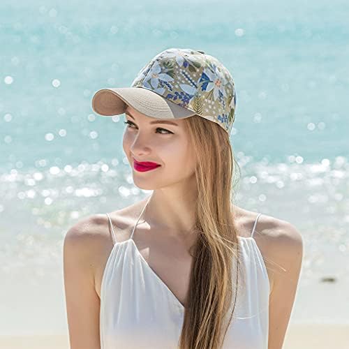 Stylish Adjustable Baseball Cap with Floral Print