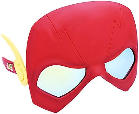 Sun-Staches DC Comics Flash Sunglasses - UV400ProtectYourLook - One Size Fits Most