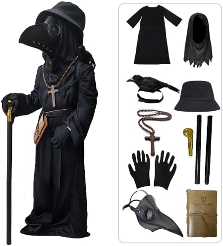 SENLI Plague Doctor Costume for Kids
