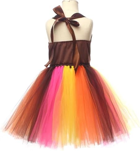 Comfortable Stylish Kids Thanksgiving turkey Girls Costume
