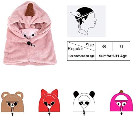 DC Supernice Balaclava Winter Hat Cute Dinosaur Kids Beanie for 2-12