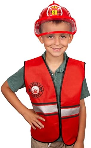 TigerDoe Fireman Costume Firefighters Role-Play Set