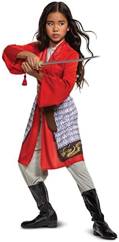 Mulan Costume for Girls - Hero Warrior Dress Up Outfit