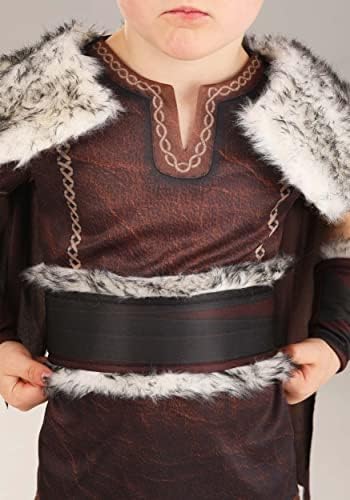 Victorious Viking Boy Costume - Tunc Pants Belt Cape Wrist Cuffs