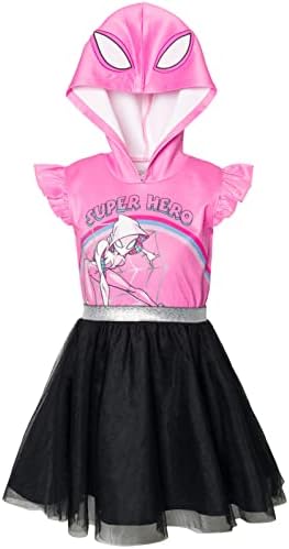 Marvel Spider-Gwen Spider Mesh Dress Pink