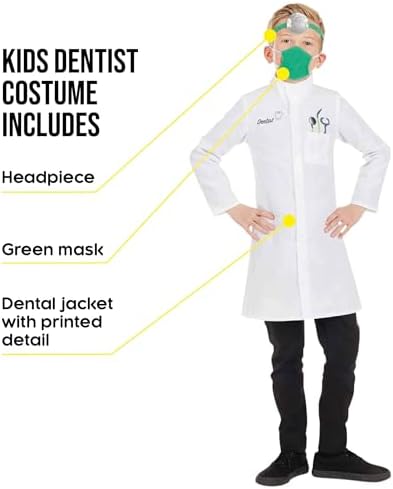Fun Shack Kids Dentist Costume for Boys and Girls