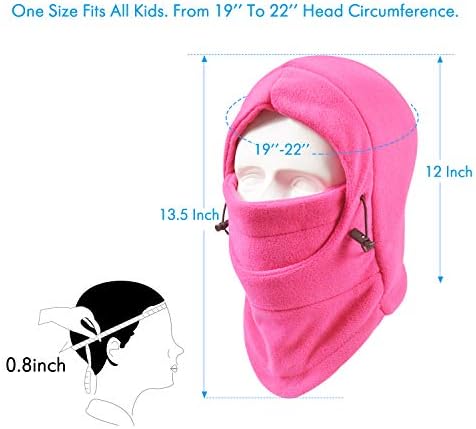 Your Choice Balaclava Ski Cycling Face Mask for Kids Cold Weather Protection
