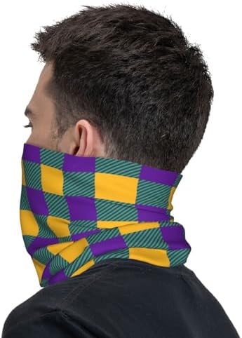 WOEZKEX Unisex Face Cover Magic Wide Wicking Headband UPF 50 Neck Warmer