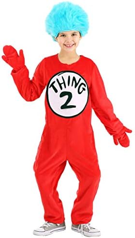 Elope Dr Seuss costume for kids - Thing 1 Thing 2 - Large