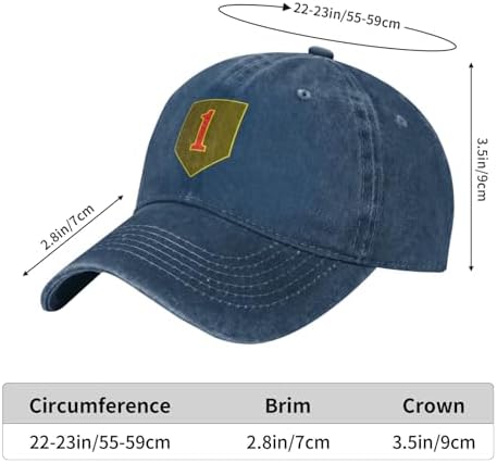 RTATBY 1st Infantry Division Combat Badge Baseball Cap