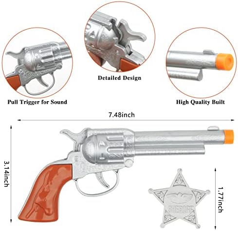 SeptCity Cowboy Dress-up Set