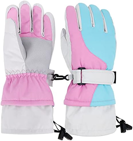 Stay Warm in the Snow - Kids Cotton Gloves Waterproof Water repellent