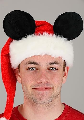 Fun Faux Fur Disney Santa Hat Ears Velour