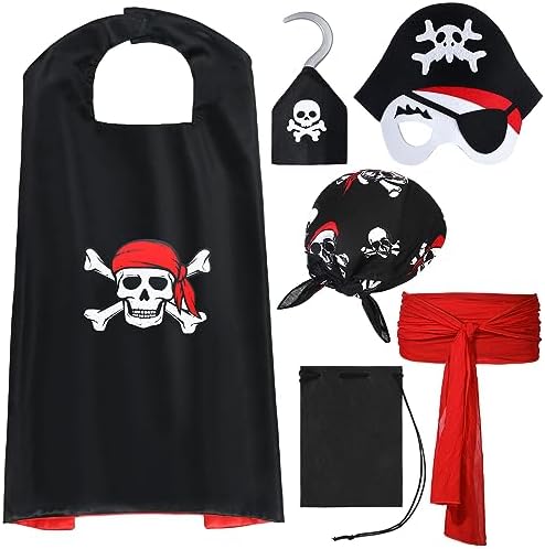 BNCAILOR 6-Piece Pirate Costume Accessory