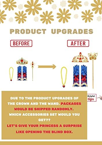 HOIZOSG Cotton Princess - Fancy Cosplay Outfits with Accessories for Girls
