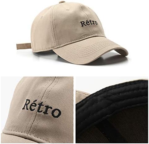 Retro Hip Hop Baseball Cap with Embroidered Letters