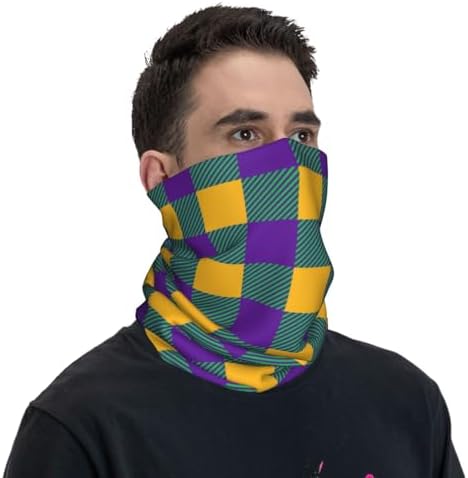 WOEZKEX Unisex Face Cover Magic Wide Wicking Headband UPF 50 Neck Warmer