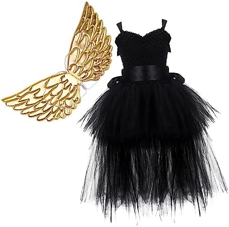 ChARMiNG Fairy Tulle Dress for Girls Halloween MUST-HAVE SET