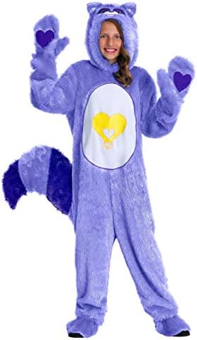 Care Bears Raccoon Costume for Kids Fun Costumes Faux Fur Jumpsuit