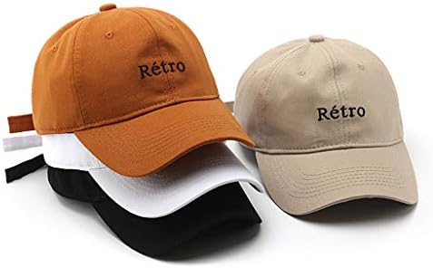 Retro Hip Hop Baseball Cap with Embroidered Letters