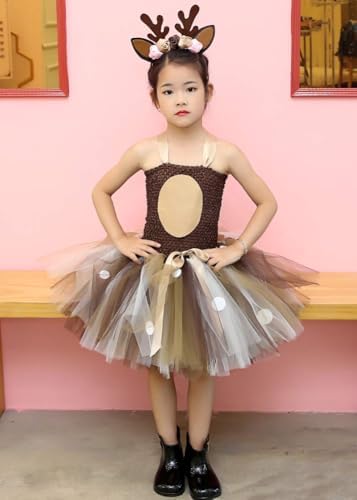 Halloween Animal costume for girls Reindeer Giraffe Tiger