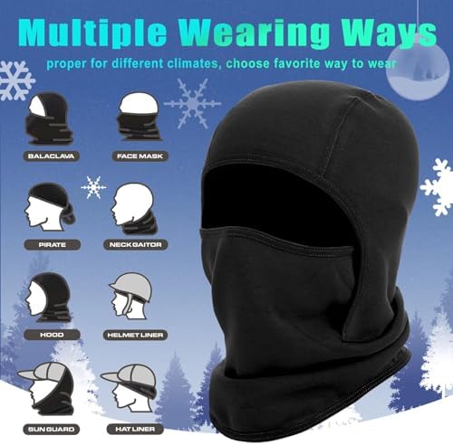 2 Pack Kids Balaclava Face Mask for Winter Ski and Cycling