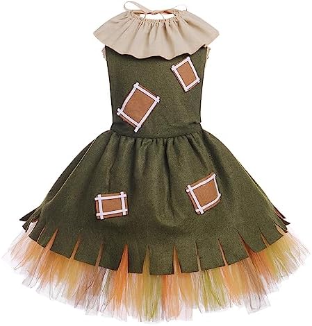 Elegant Ruffle Tulle Halloween Costume for Girls