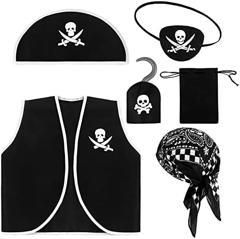 Bencailor Pirate Costumes Accessories Set Perfect for Kids
