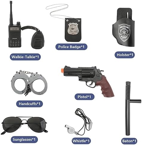 Mini Police Officer costume for boys trick or treat Halloween essentials