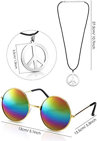 Stylish Hippie Costume Set for Boys Perfect for 60s 70s Party