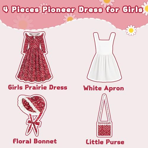 Adorable Colonial Prairie Girls Dress Perfect for Little BSmithers