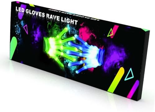 Colorful LED Gloves for Kids