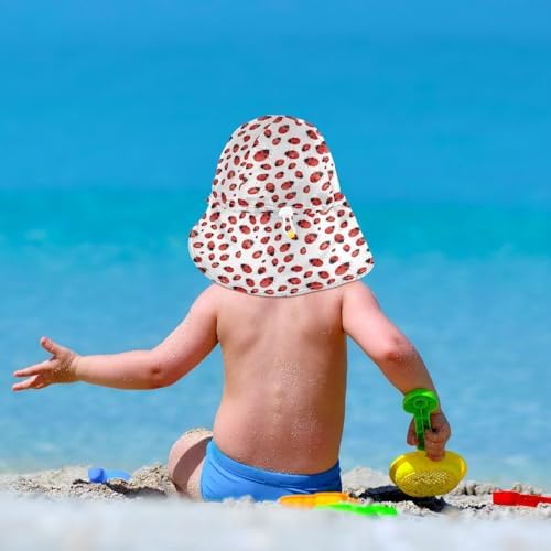 Sun Protection Baby Hat Red Ladybug