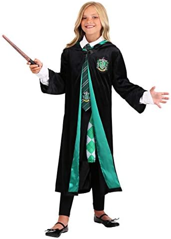 Perfect Slytherin Robe Harry Potter Halloween Costume for Kids