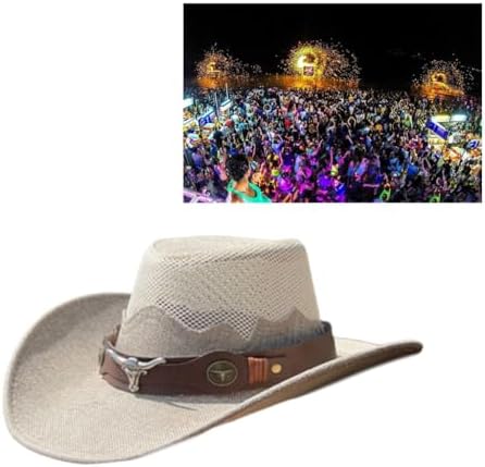Stylish Sun-Proof Western Cowboy Hat for Men Women