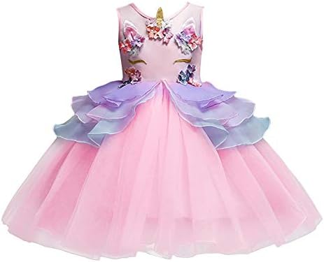 Myrisam Princess Girls Unicorn Party Costume