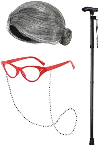 ZeroShop 100 Day Grandma Costume