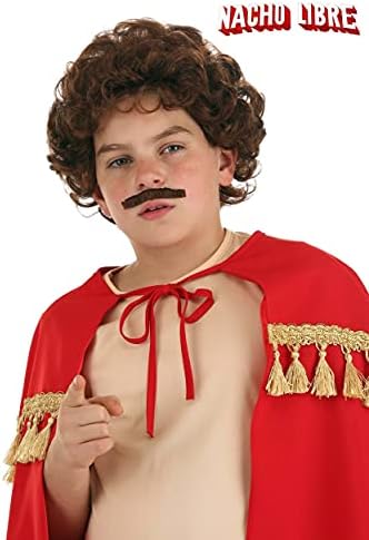 Child Nacho Libre Wig Mustache Kit